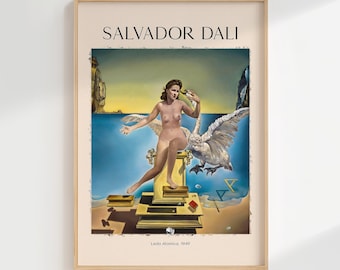 Leda Atomica - 1949, Salvador Dali Print, Salvador Dali Paint, Salvador Dali Artwork, Salvador Dali Art, Dali Poster