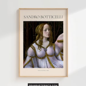 Venus and Mars - 1485, Sandro Botticelli Print, Sandro Botticelli Paint, Sandro Botticelli Artwork, Sandro Botticelli Art
