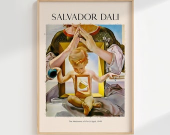 De Madonna van Port Lligat - 1949, Salvador Dali Print, Salvador Dali Paint, Salvador Dali Artwork, Salvador Dali Art, Salvador Dali Poster