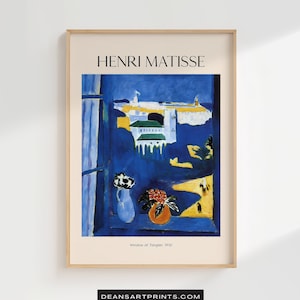 Window at Tangier - 1912, Henri Matisse Print, Henri Matisse Paint, Henri Matisse Artwork, Henri Matisse Art, Henri Matisse Poster