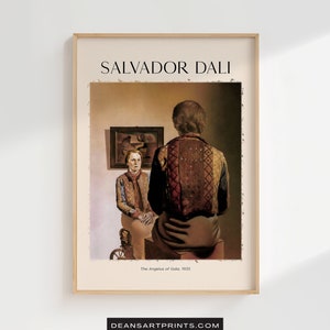 The Angelus of Gala - 1935, Salvador Dali Print, Salvador Dali Paint, Salvador Dali Artwork, Salvador Dali Art, Salvador Dali Poster