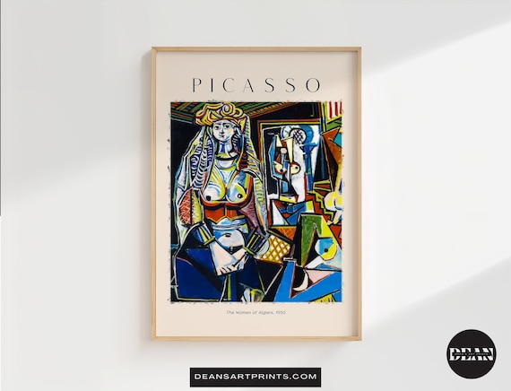 The Women of Algiers - 1955, Picasso Print, Picasso Paint, Picasso
