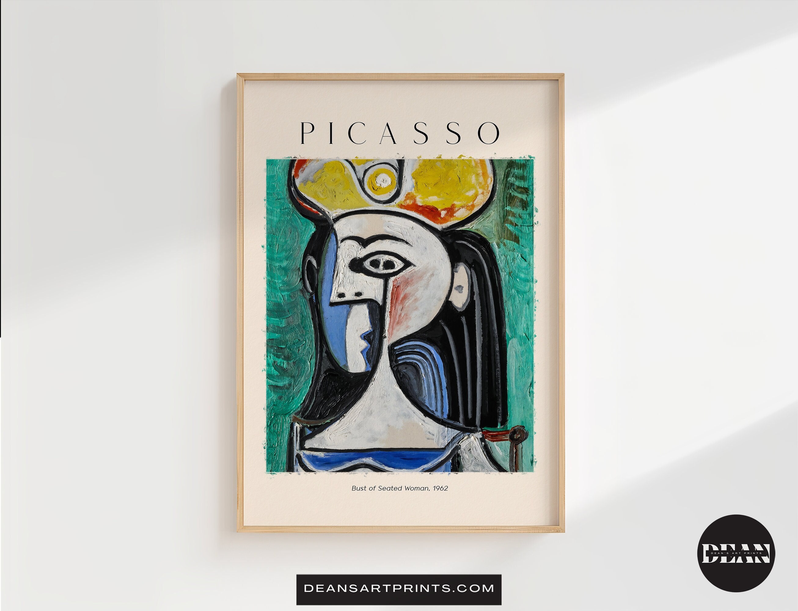 Picasso seated woman - Etsy 日本