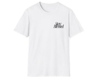 White "Stay Blessed" Graphic Tee