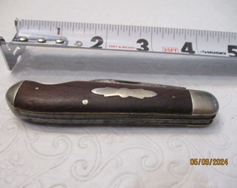 Nice Old Two-blade Pocketknife Tang Stamp E.C. Simmons St. Louis Circa 1930