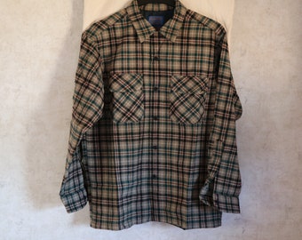 VTG Pendleton Board Mens Shirt Medium 1994-2009  100% Wool