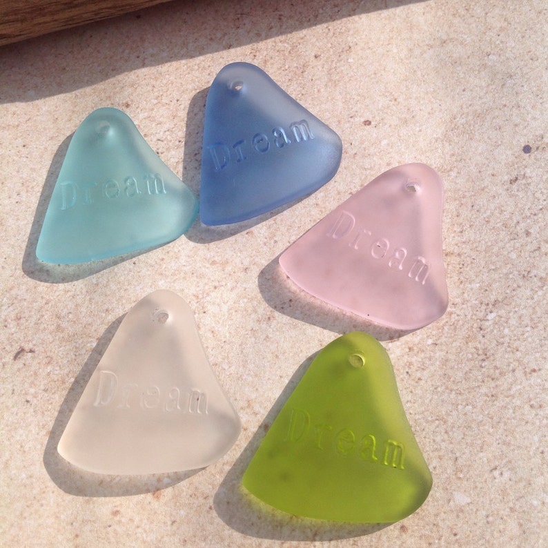 32x31mm sea glass dream pendantseaglass beadbeach glass Etsy