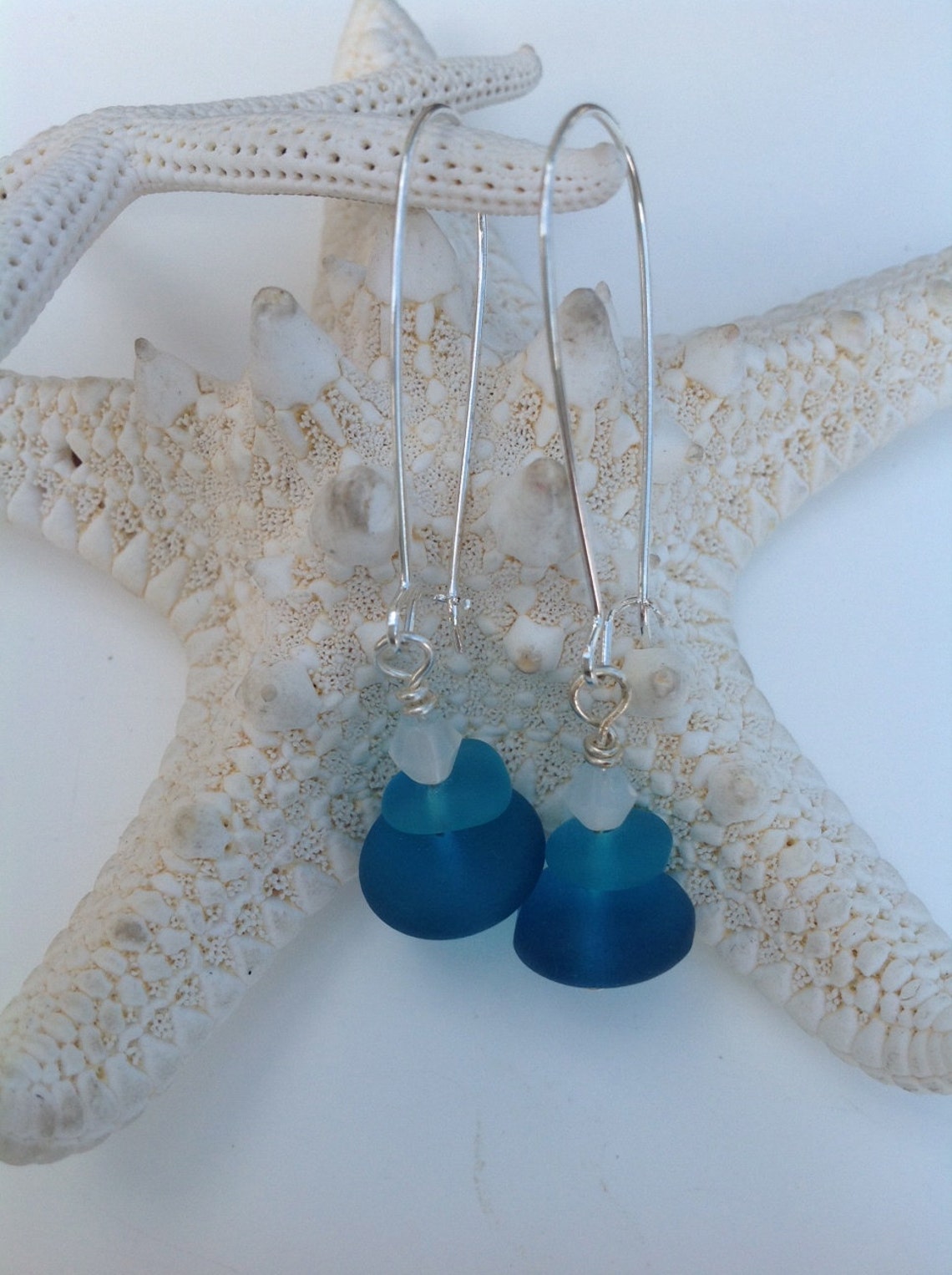 SEA Glass Jewelry Seaglass earrings Beach glass Etsy