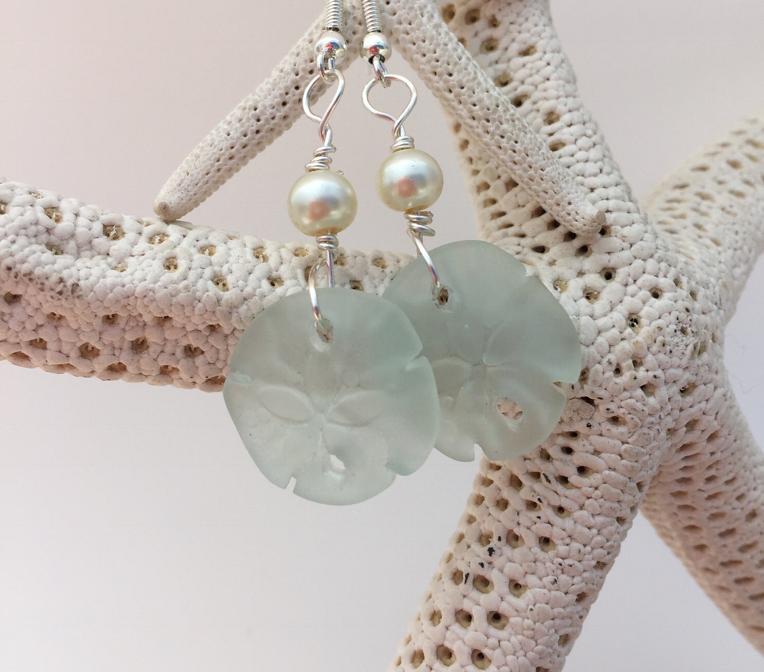 Sea Glass Earrings Seaglass earrings Beach glass earring Etsy