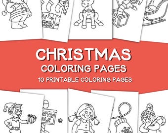 Christmas Coloring Pages: 10 Bold Holiday Printables (PDF Download)