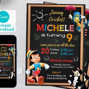 Pinocchio Birthday - Etsy