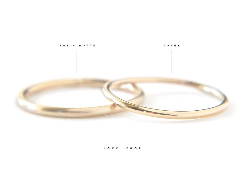 Sterling Silver round band plain thin silver band simple silver ring Ina 1.3mm delicate silver ring minimalist silver jewelry