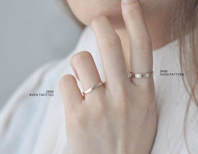 4mm gold band cross pattern ring plus sign ring 14k gold band gold cross ring 14K Yellow Gold 4MM Ring plus symbol ring AVEN 4mm