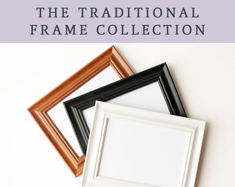 ADD ON a Traditional Frame - Prints will arrive framed and display-ready with hanging hardware attached