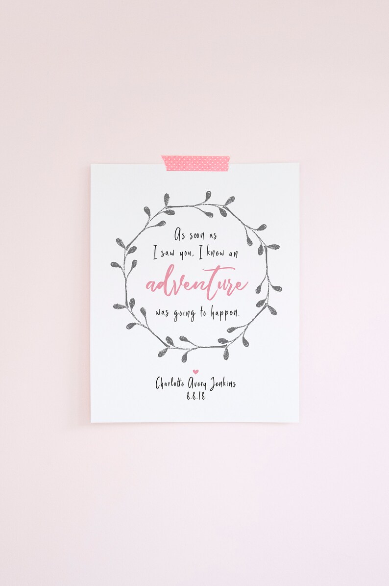 ADOPTION Gifts, Adoption Sign, Personalized Adoption Print, Gift for ...