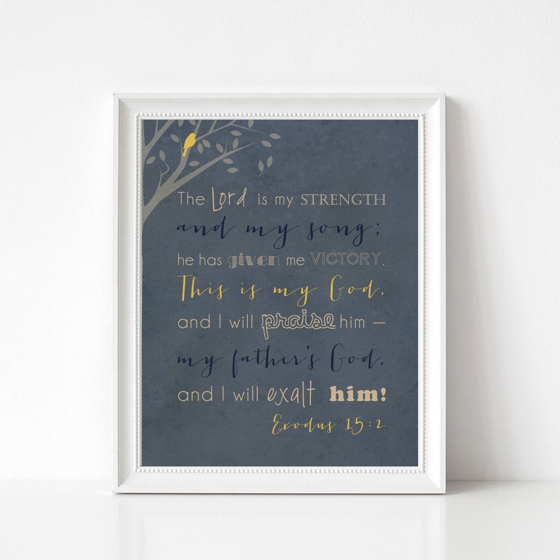 Bible Verses for the Wall Scripture Wall Art Print Many Etsy