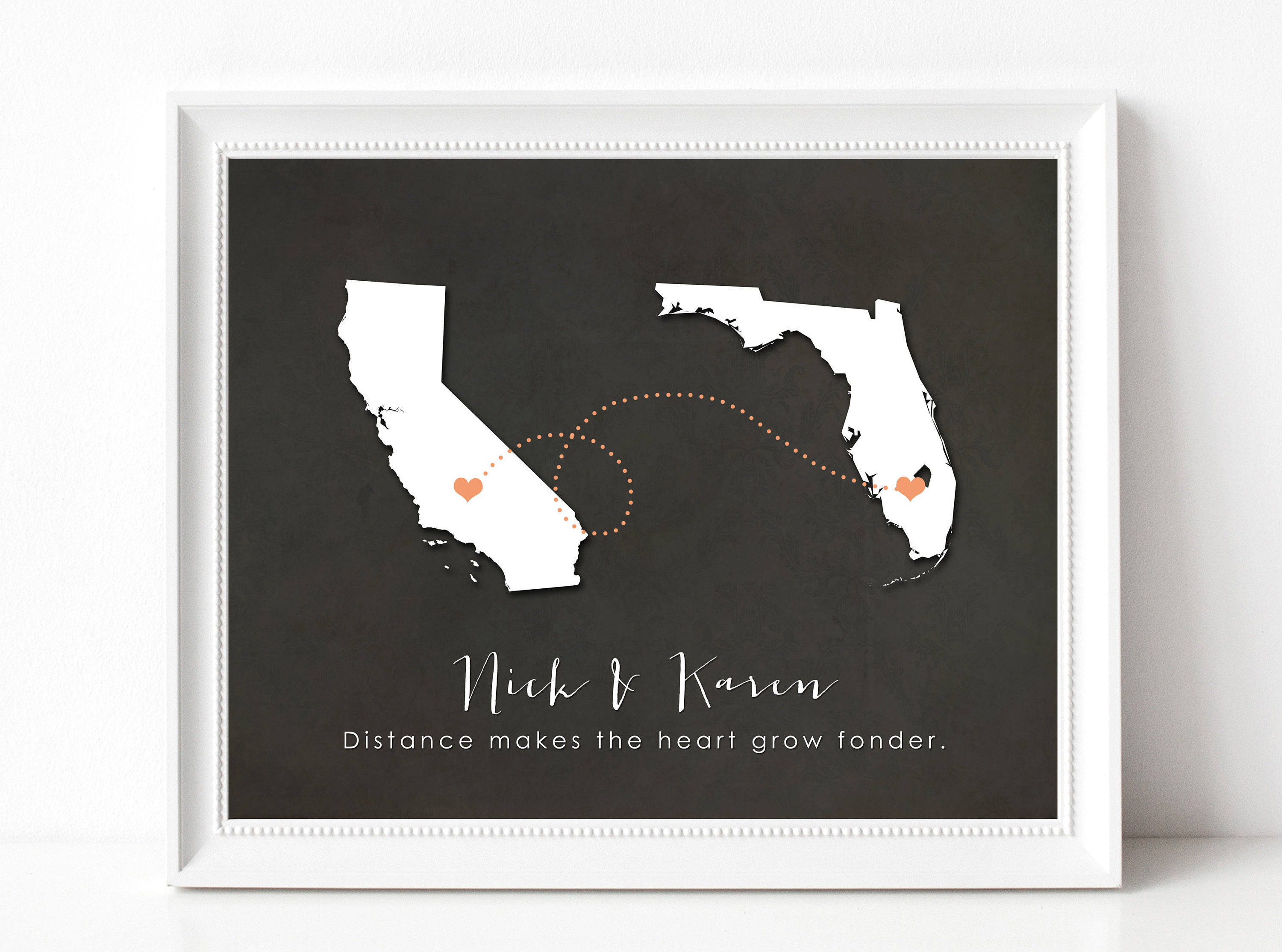 Custom Moving Away Gift Print Going Away Gift Long Distance | Etsy