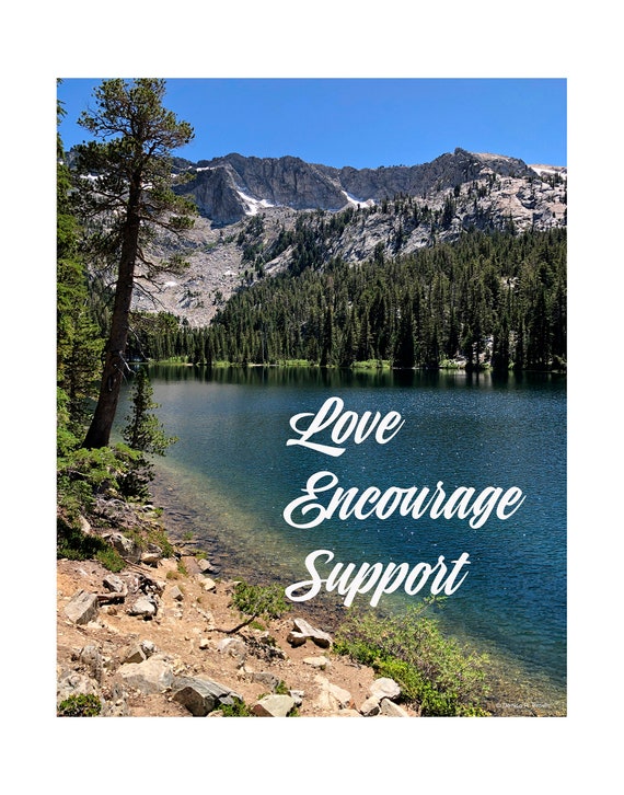 Love, Encourage, Support Original Photography Print 8x10 **Fundraiser for A Light of Hope Support Center**