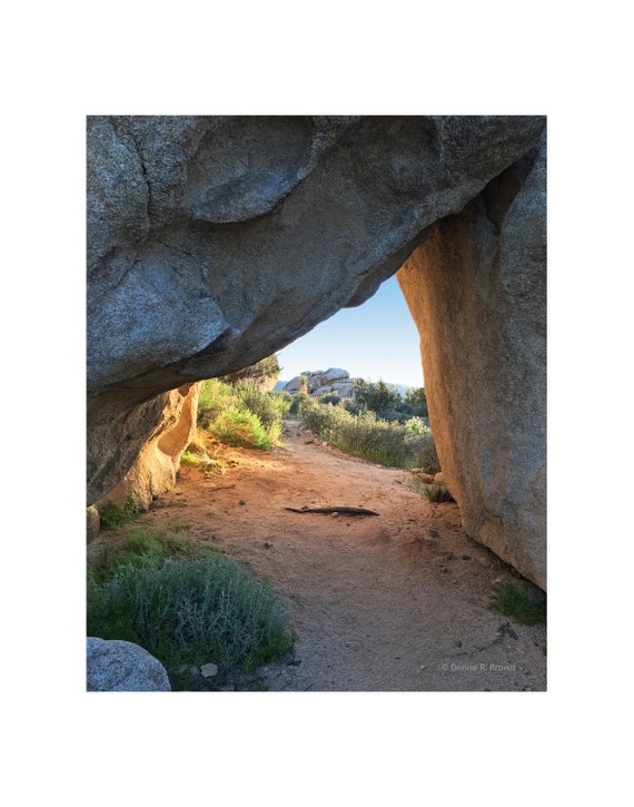 Joshua Tree Tunnel, Original Photography Print 8x10