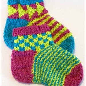Pattern- Chippy Socks for Kids - PDF Download - Etsy