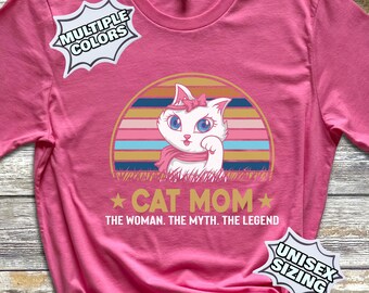 Cat Mom Shirt, Cat Mom T Shirt, Cat Shirts, Cat Tees, Cat Tee Shirts, Cat Shirts For Women, T Shirts For Cat Lovers, Cute Cat Shirts