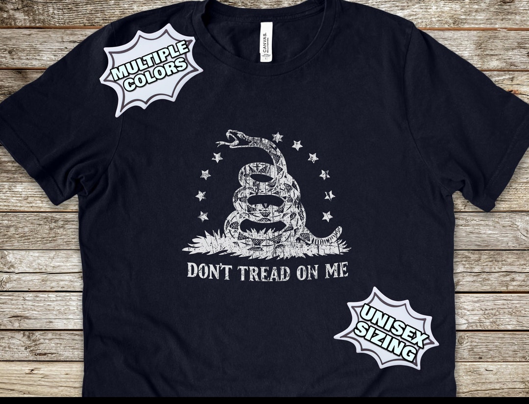 Don't Tread On Me Vintage T-Shirt OLIV - Foto 12