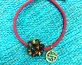Double Happinesse Charm and Tiger 39 Eyes Bracelet
