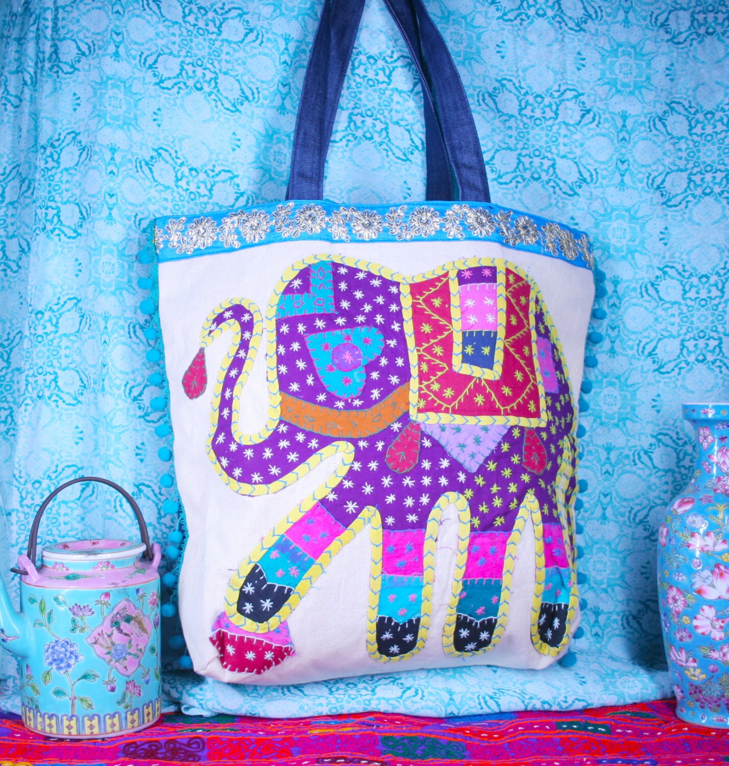 Elephant Tote Bag Etsy