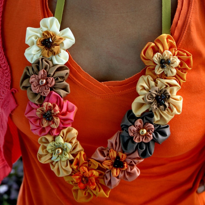 Collar de flor Etsy Collar de flor Etsy
