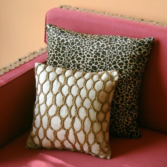 Woven jute cushion cover Etsy