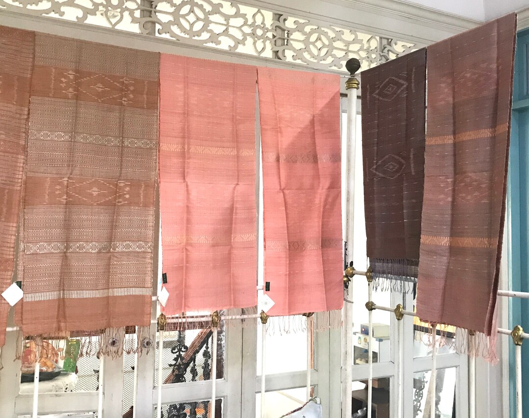 Laos Luang Nahmtah Silk Scarf Etsy