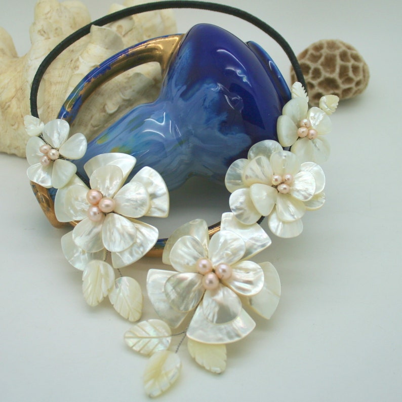 Garden of Flowers Necklace Etsy