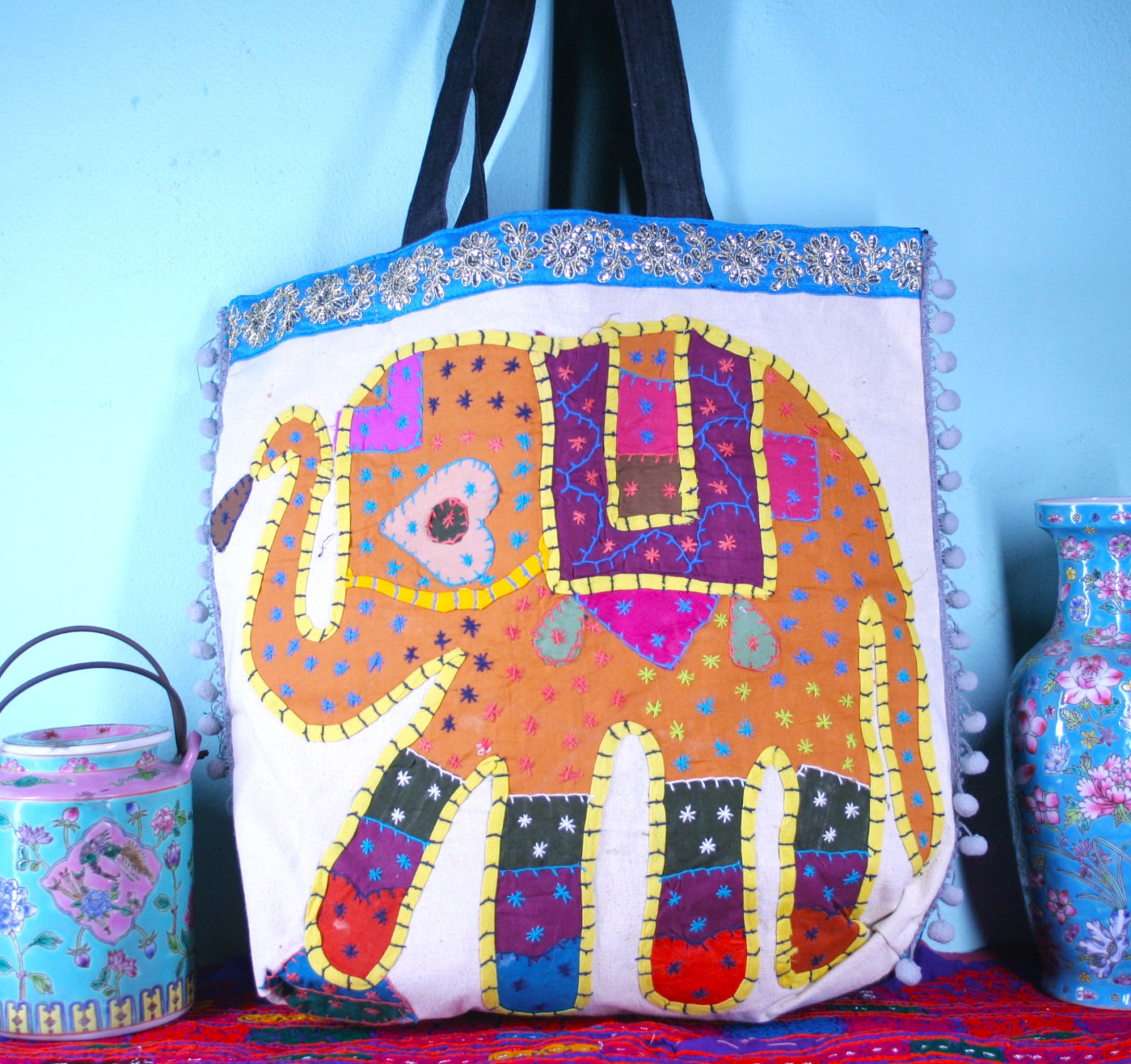 Elephant Tote Bag Etsy