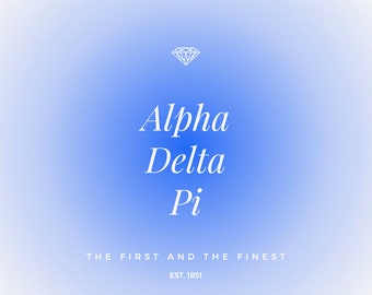 alpha delta pi digital print | sorority print | greek life poster | wall decor | trendy room decor | adpi digital download