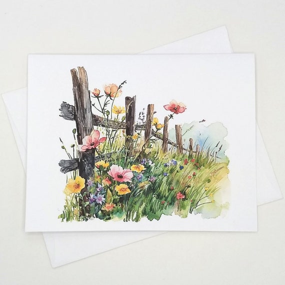 Meadow Wildflower | Assorted 8 Card Set Meadow Wildflower | Assorted 8 Card Set