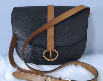 Dior Vintage Ledersattel Umhängetasche EUC