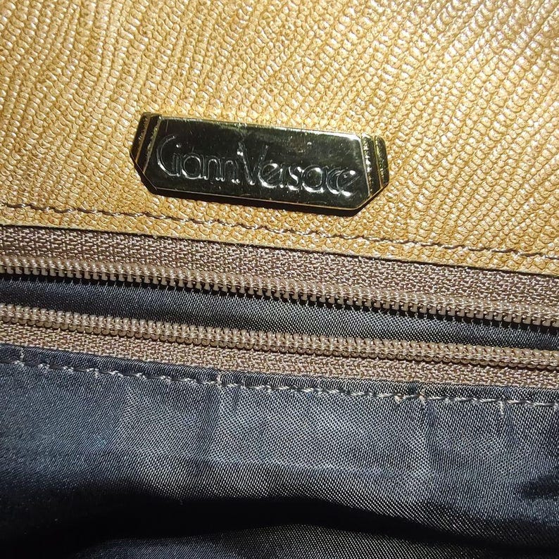 Gianni Versace Vintage Boston Tasche EUC w/COA Bild 11