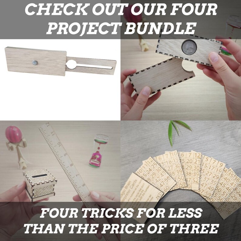 Ruler Magic Trick - Digital Laser Cutting File - Etsy