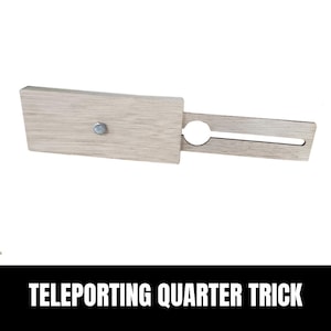 Teleporting Quarter Magic Trick: digitaal lasersnijbestand