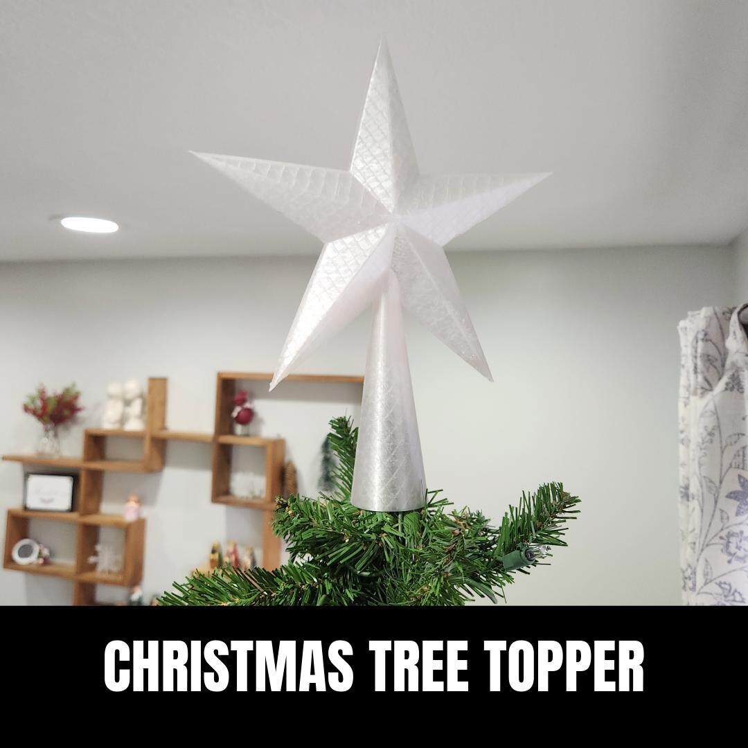 Christmas Tree Topper - Digital File - Etsy