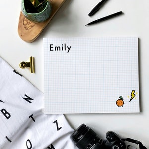 Personalisiertes Briefpapier für Lehrer Geschenk, Abschlussfeier Geschenk, Dankeskarte, Brautjungfer Geschenk, Einladungskarte, Sommercamp Briefpapier
