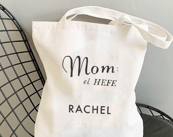 Gepersonaliseerde draagtas voor moeder, aangepaste boekendraagtas, draagtas boekenliefhebber, leesgrage draagtas, bibliotheektas, leesboekentas zomer
