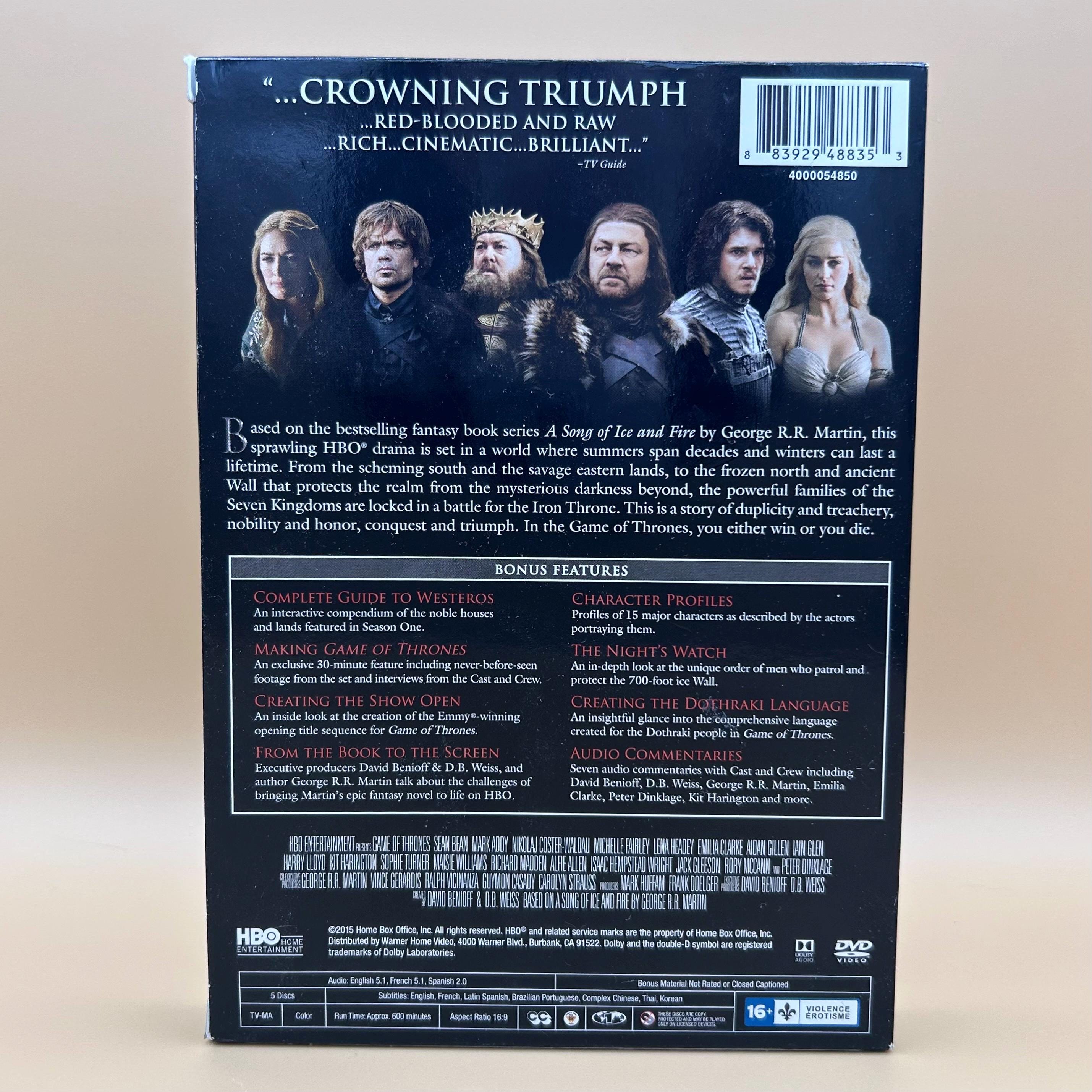 Game of Thrones: the Complete First Season Collector's Edition