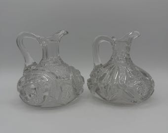 EAPG Cruet Pair – Banquet & Wedding Bells, Antique Glass Tableware