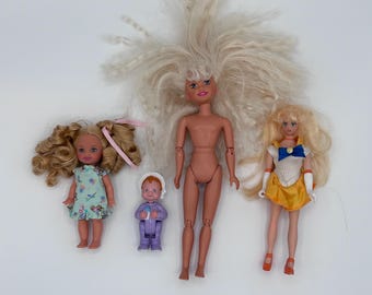 Vintage 90s Doll Lot: Fisher Price, Mattel, Bandai, Sailor Moon