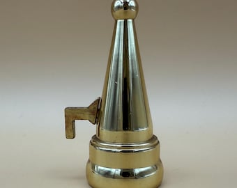 Spegnicandela in ottone, classico estintore a fiamma, accessorio per candele affusolate, decorazione per la casa, piccolo pezzo in metallo per la cura delle candele.