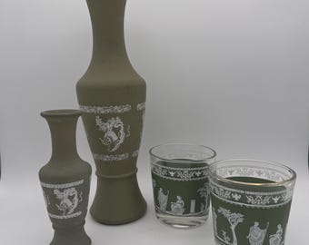 セージグリーン ウェッジウッド 花瓶 4.75 インチ - Etsy 日本