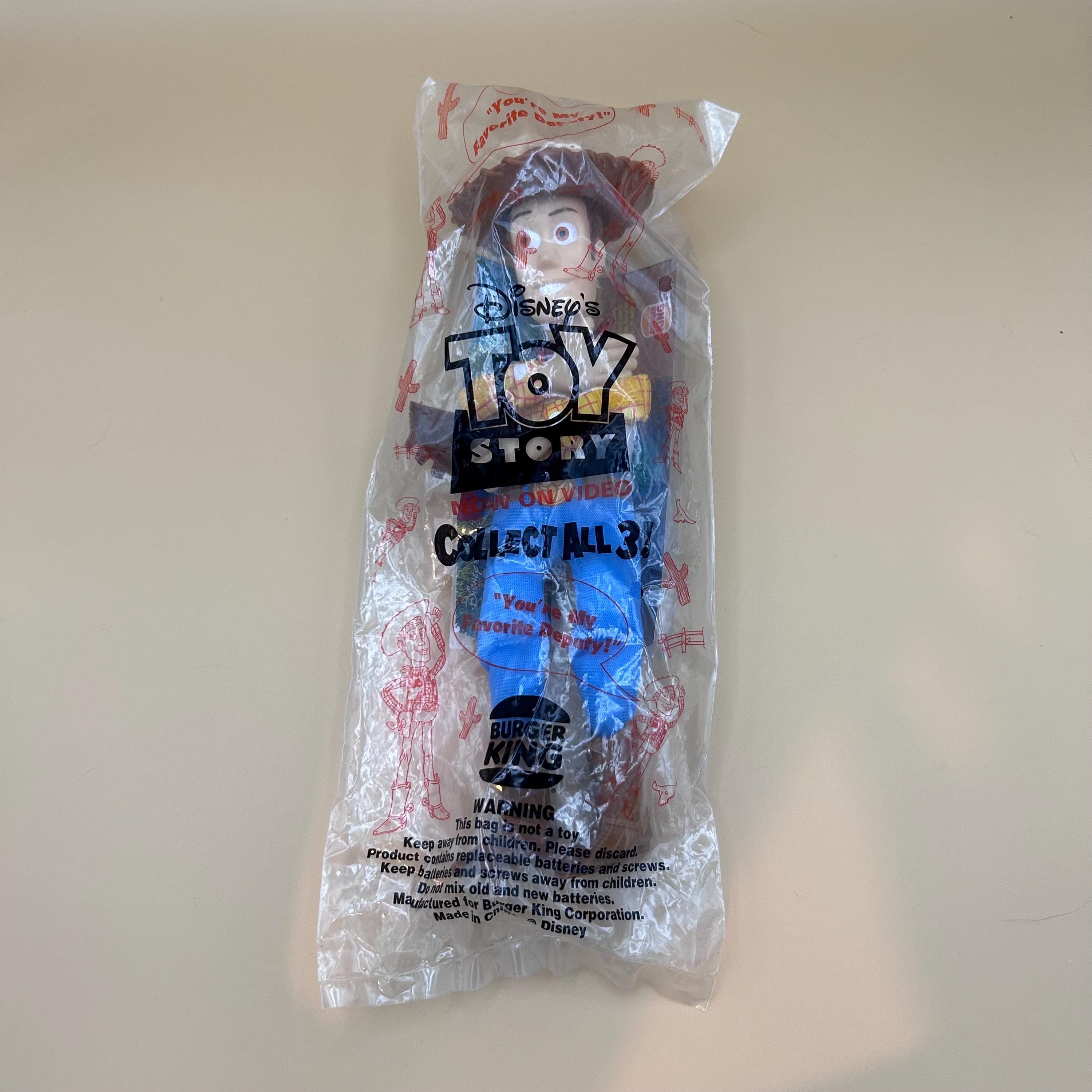 Disney Toy Story Burger King Toys 1995 – RC Car & Woody, New