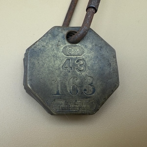 Vintage General Motors Brass Tags - Etsy