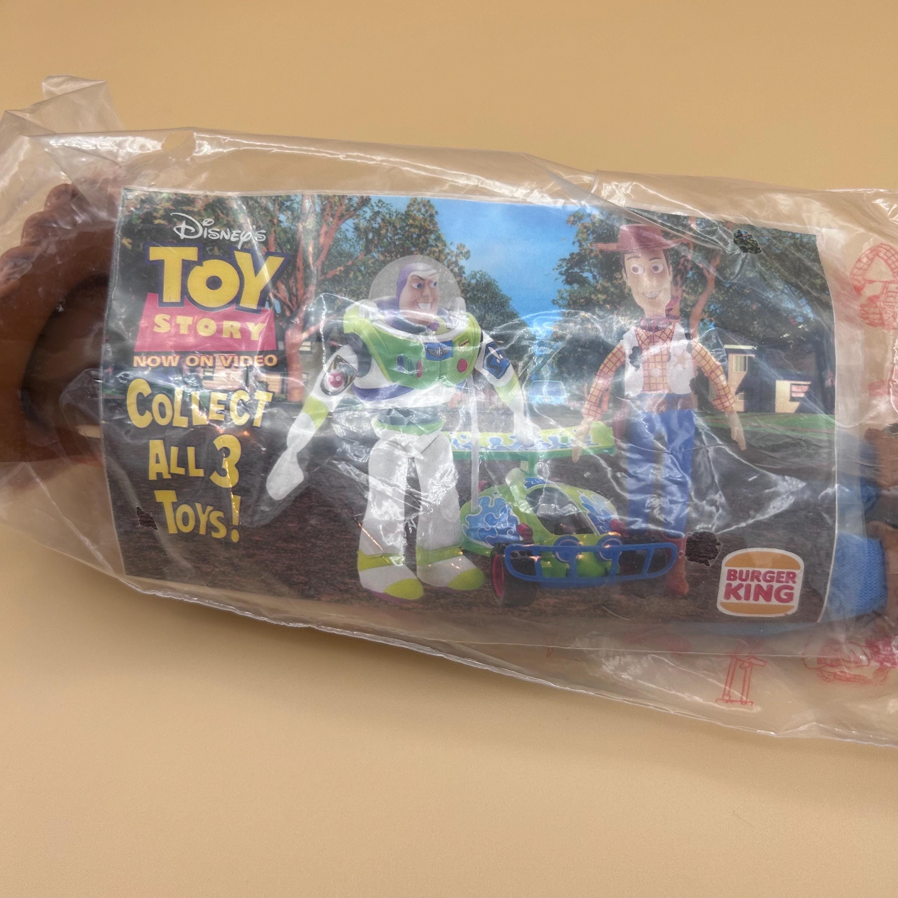 Burger King アメリカントイ Disney Toy Story Burger King Toys 1995 – RC Car & Woody, New